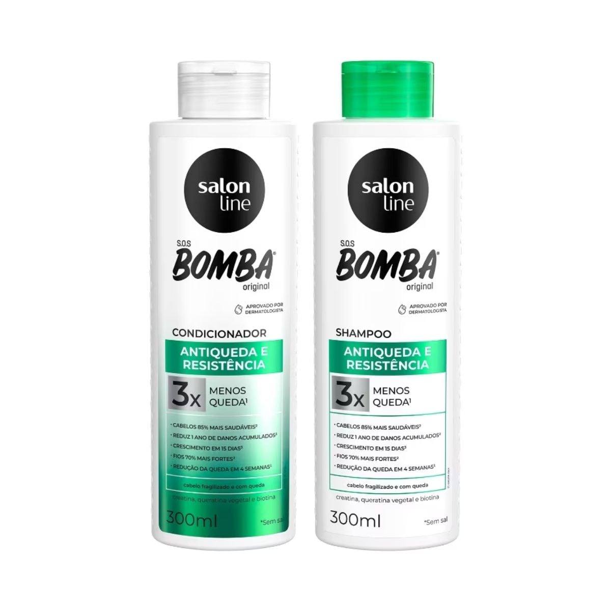 Salon Line SOS Bomba Antiqueda Shampoo 200ml e Condicionador 200ml Salon Line SOS Bomba Antiqueda Shampoo 200ml e Condicionador 200ml