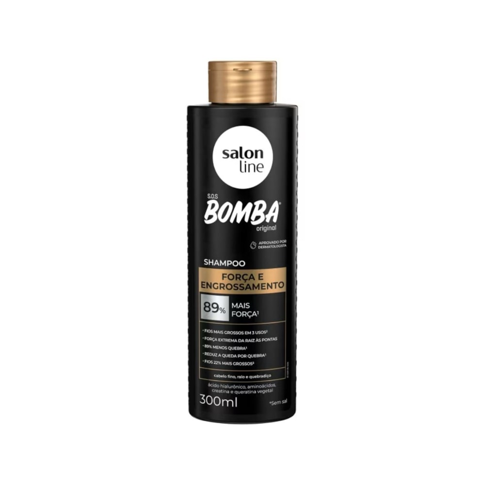 Salon Line SOS Bomba Força e Engrossamento Shampoo 300ml