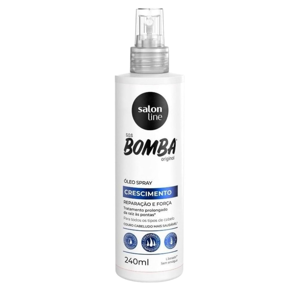 Salon Line SOS Bomba Original Óleo Spray Crescimento 240ml