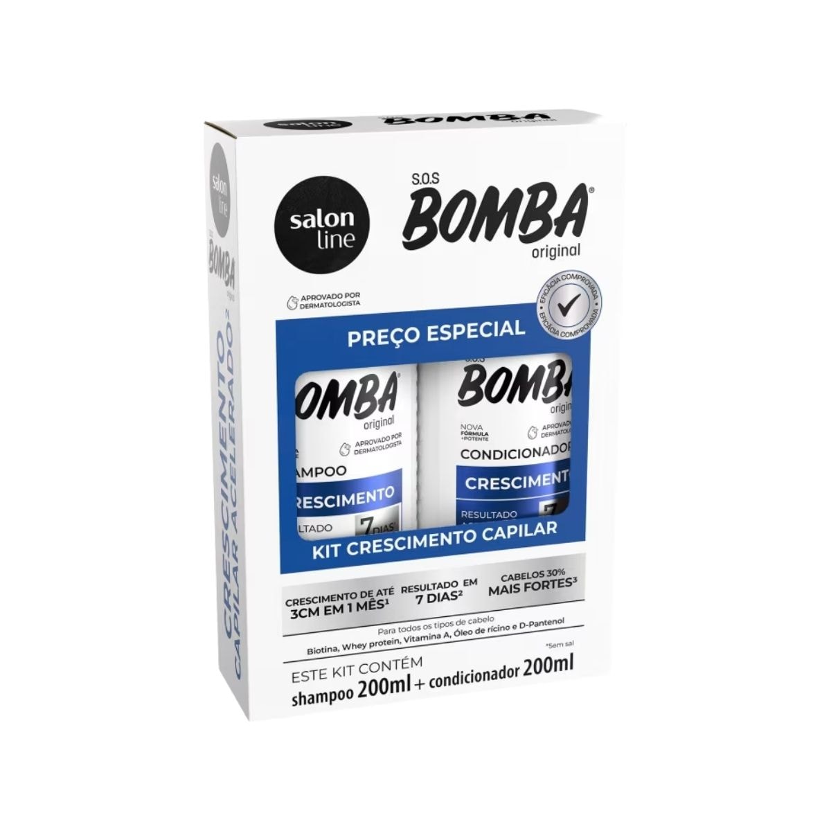 Salon Line SOS Bomba Original Shampoo e Condicionador 200ml