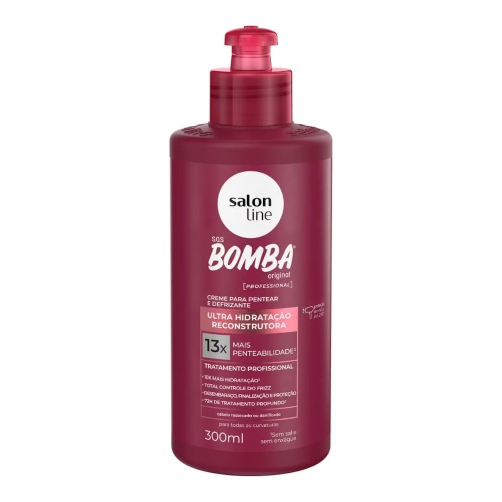 Salon Line SOS Bomba Ultra-Hidratação Creme de Pentear 300ml