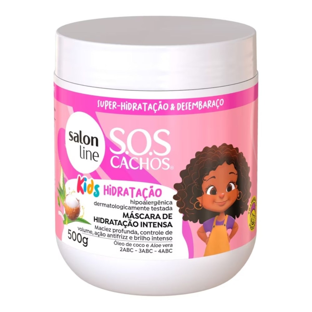 Salon Line SOS Cachos Kids Hidratação Máscara 500g