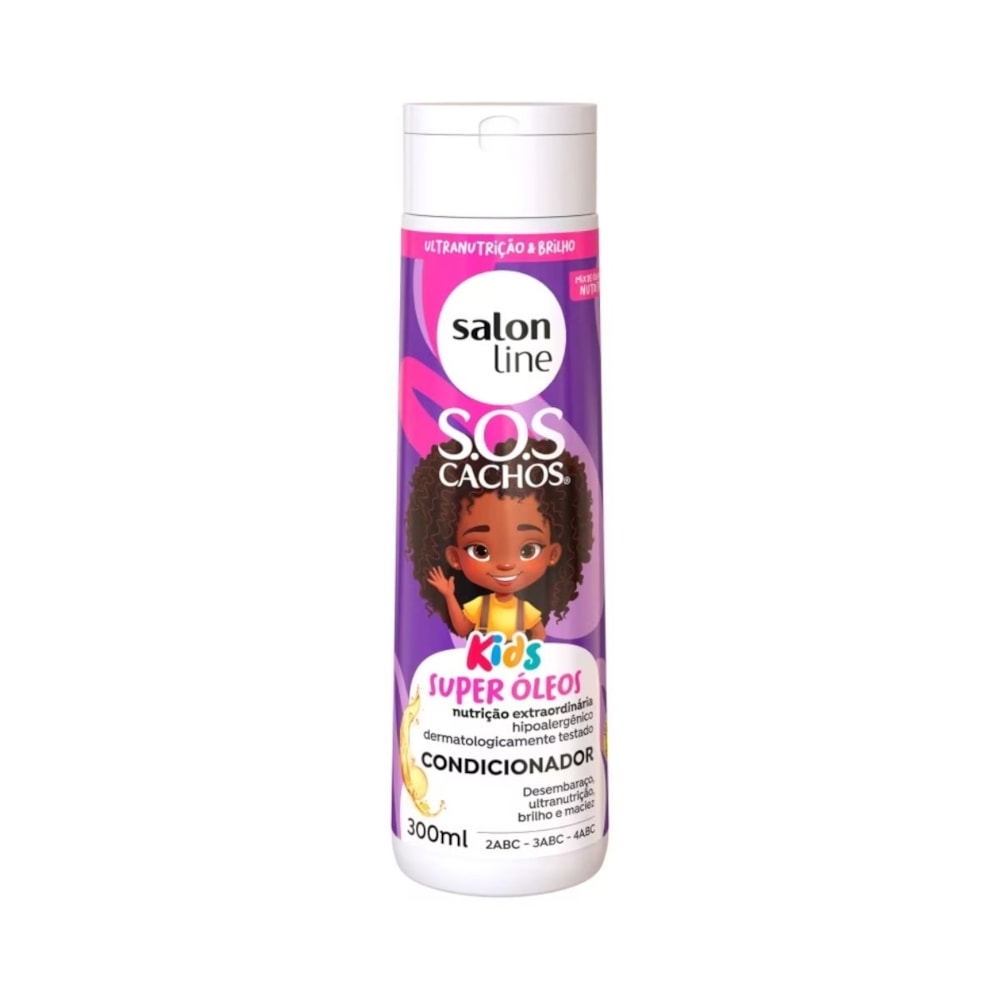 Salon Line SOS Cachos Kids Super Óleos Condicionador 300ml