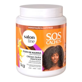 Salon Line SOS Cachos Óleo de Manga Creme Para Pentear 1Kg