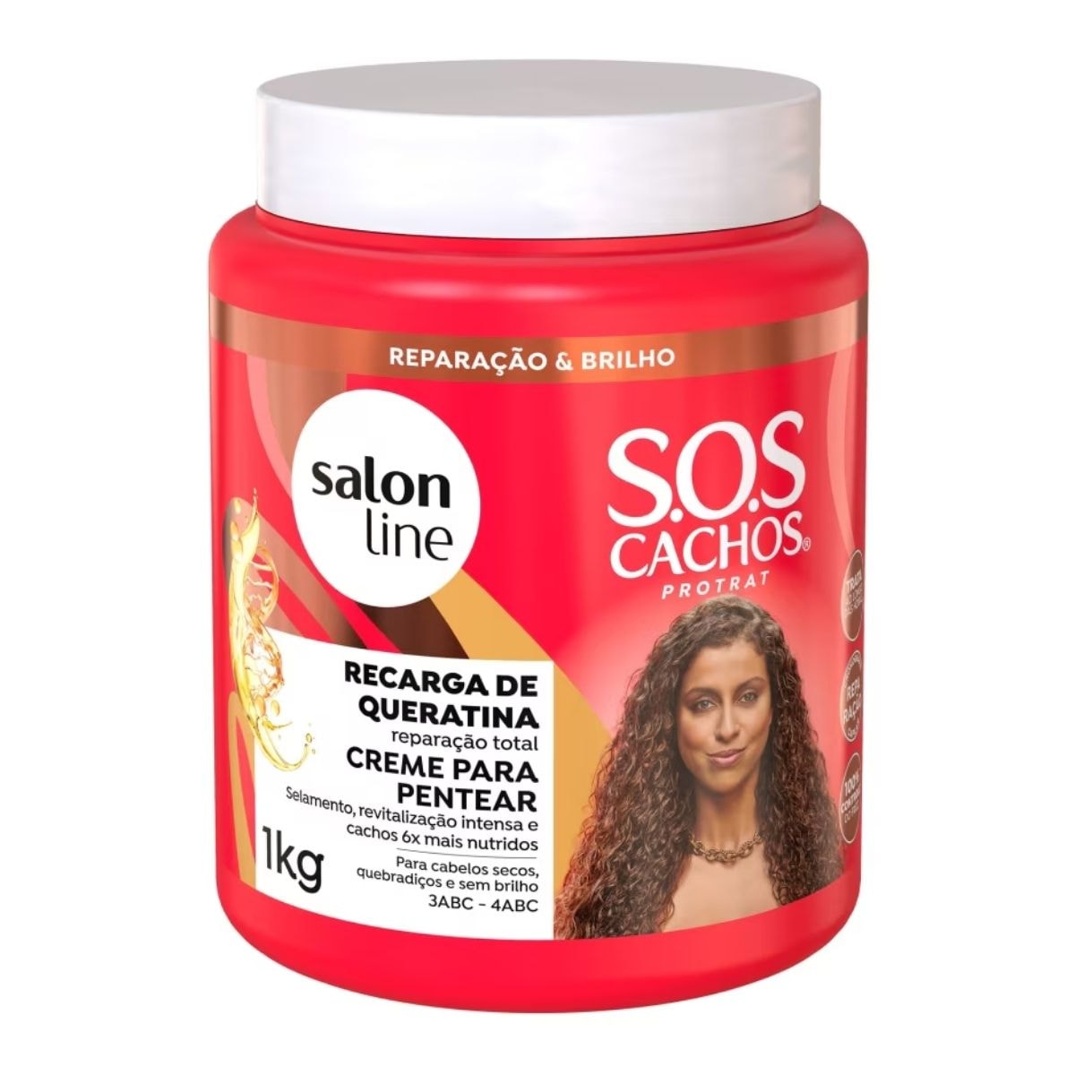 Salon Line SOS Cachos Recarga Creme Para Pentear 1kg Salon Line SOS Cachos Recarga Creme Para Pentear 1kg