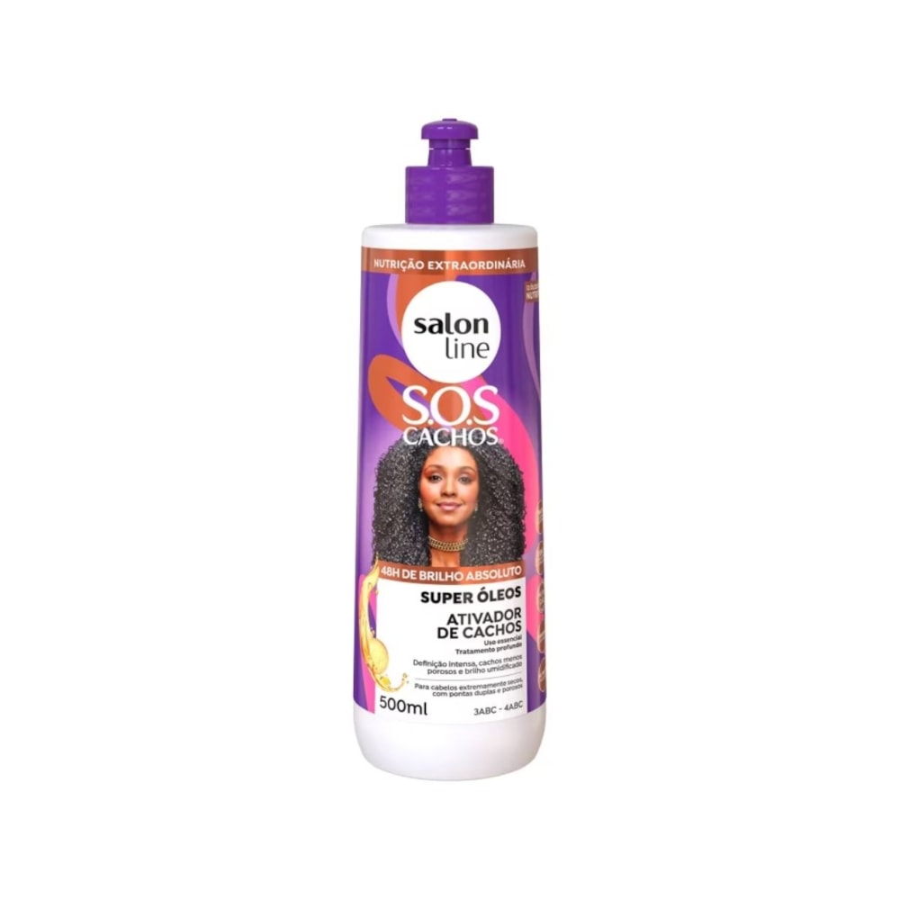 Salon Line SOS Cachos Super Óleos Ativador de Cachos 500ml