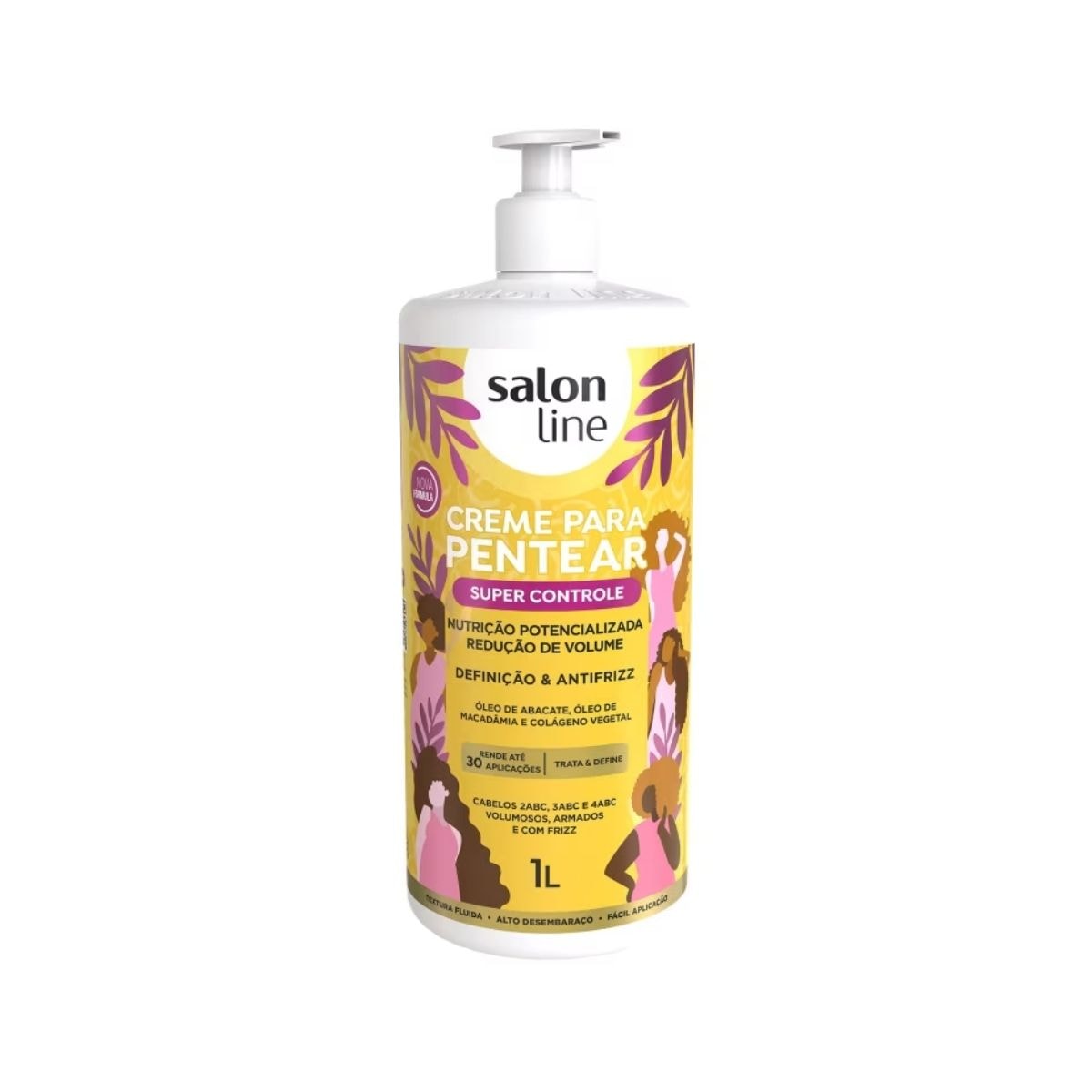 Salon Line Super Controle Creme Para Pentear 1L Salon Line Super Controle Creme Para Pentear 1L