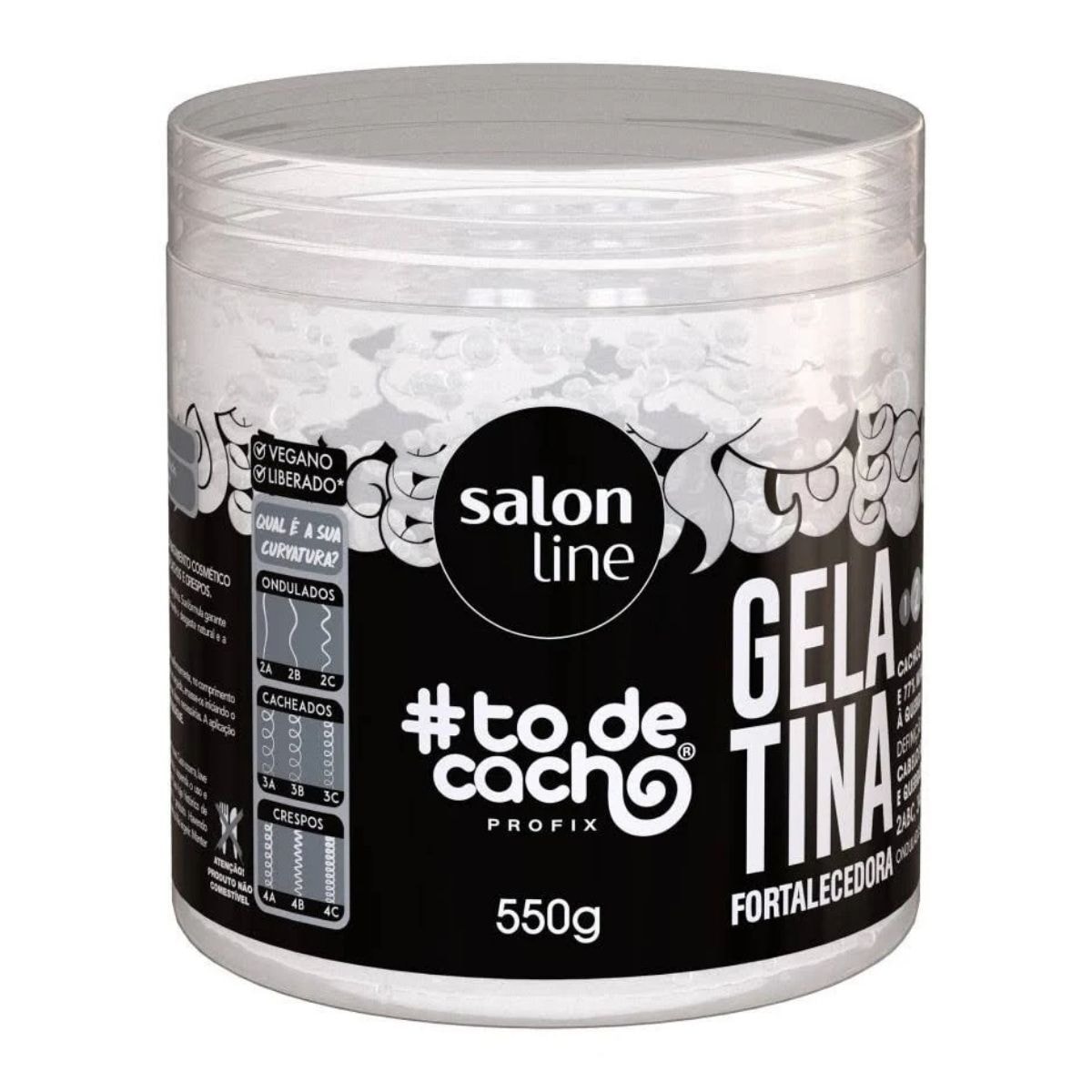 Salon Line #todecacho Gelatina Fortalecedora 550g Salon Line #todecacho Gelatina Fortalecedora 550g