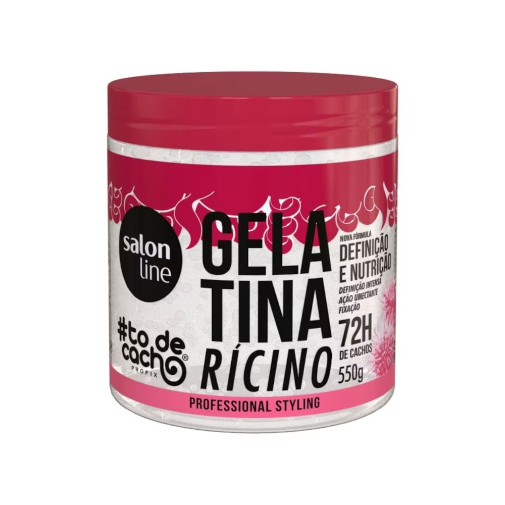 Salon Line #todecacho Gelatina Óleo de Rícino 550g