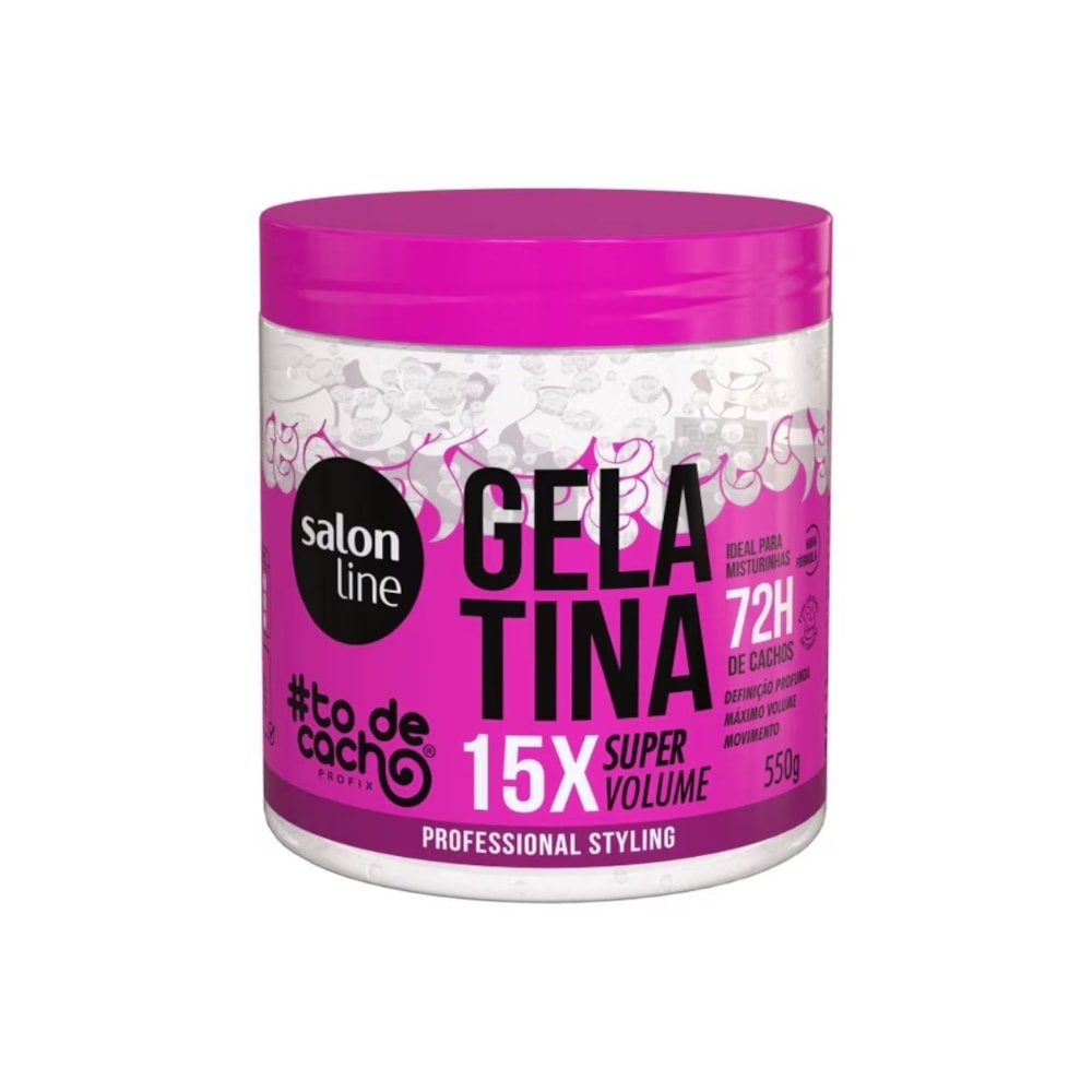 Salon Line #todecacho Gelatina Super Volume 550g