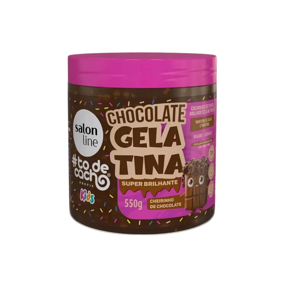 Salon Line #todecacho Kids chocolate Gelatina 550g