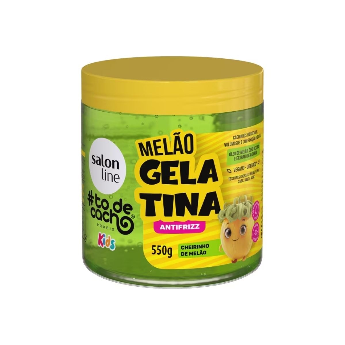 Salon Line #todecacho Kids Gelatina Melão Antifrizz 550 g
