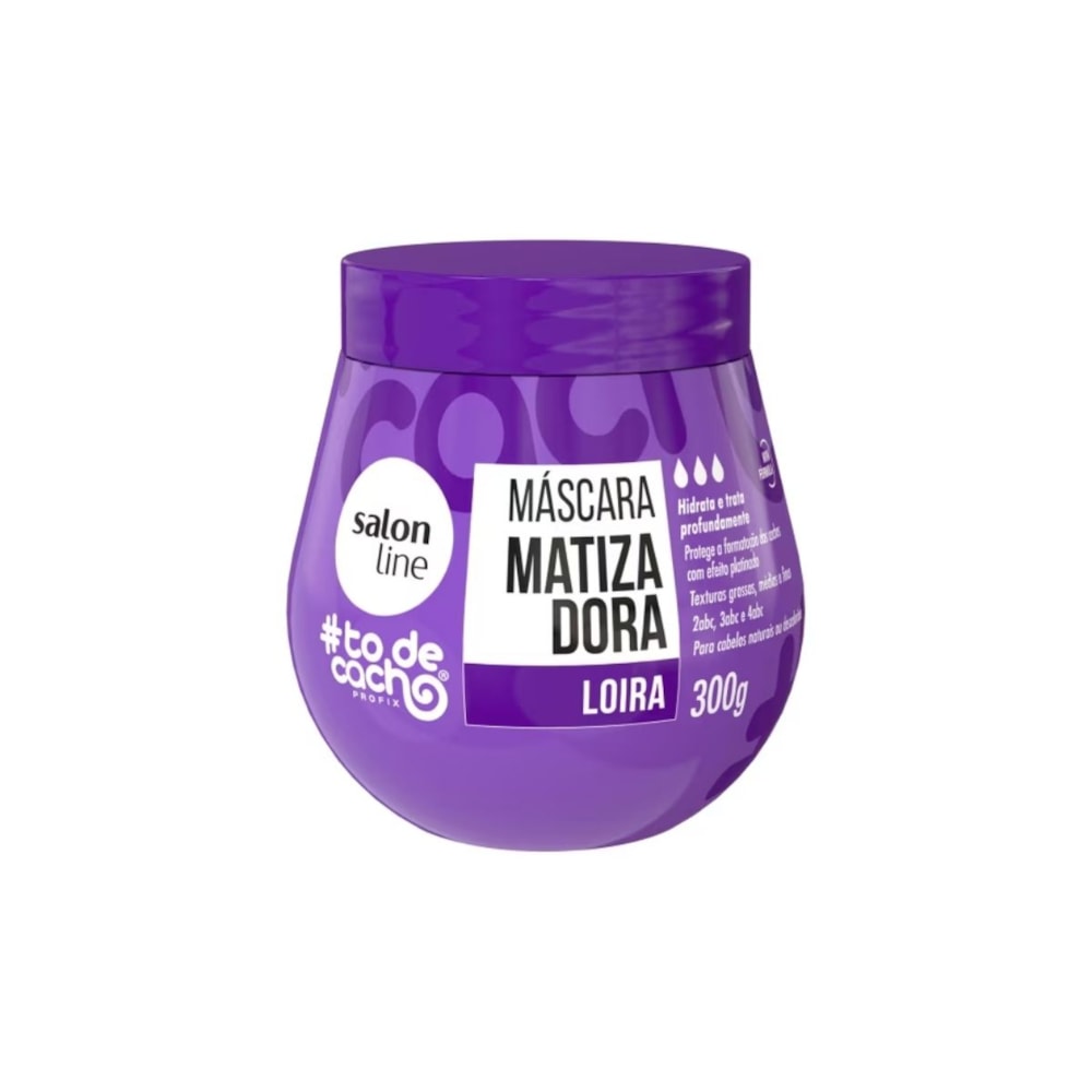 Salon Line #todecacho Máscara Matizadora Loira 300g