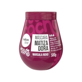 Salon Line #todecacho Máscara Matizadora Marsala Roxo 500g