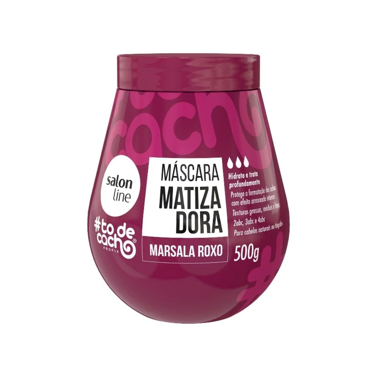 Salon Line #todecacho Máscara Matizadora Marsala Roxo 500g Salon Line #todecacho Máscara Matizadora Marsala Roxo 500g
