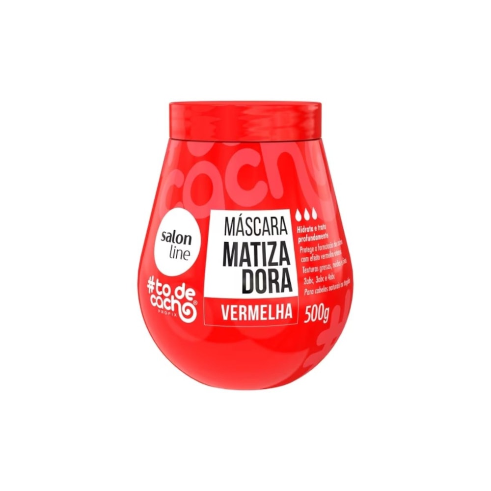 Salon Line #todecacho Máscara Matizadora Vermelha 500g