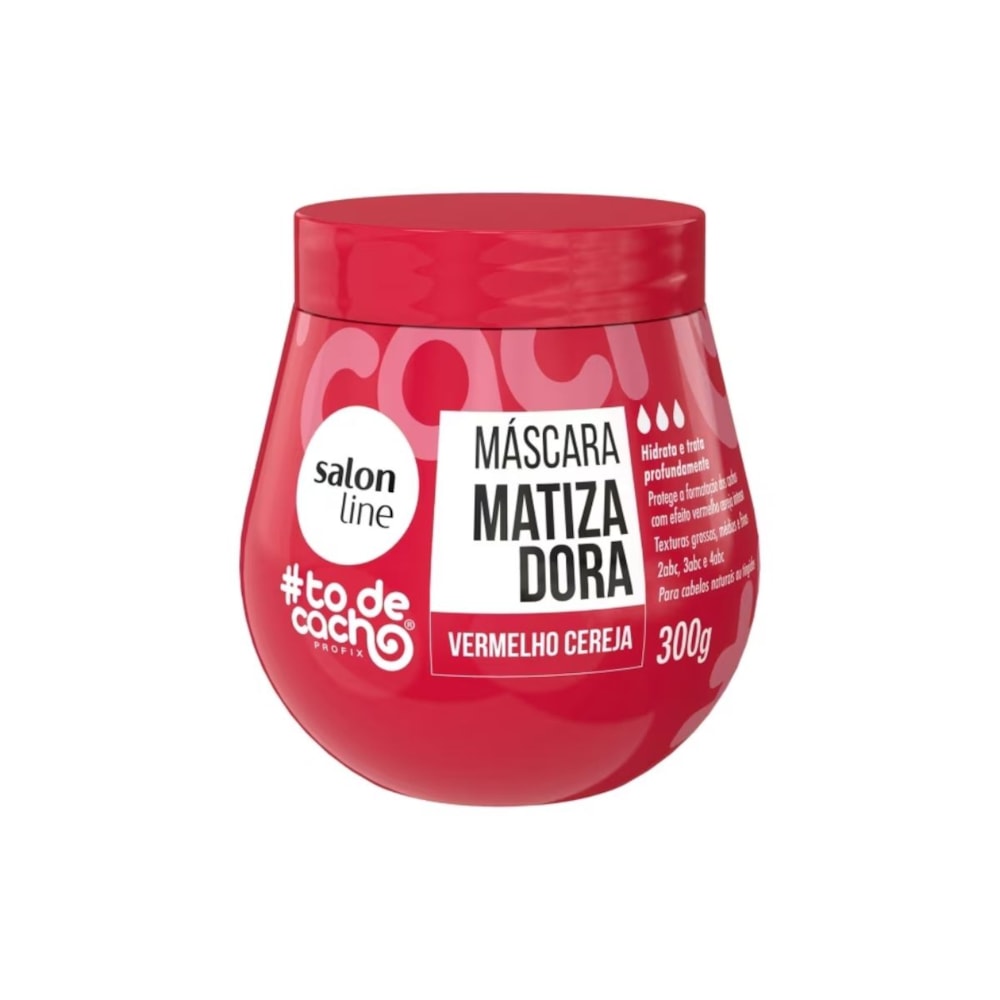 Salon Line #todecacho Máscara Vermelho Cereja 300g