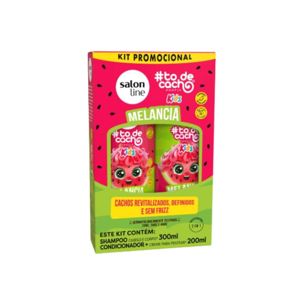 Salon Line #todecacho Melancia Kit Shampoo e Condicionador Salon Line #todecacho Melancia Kit Shampoo e Condicionador