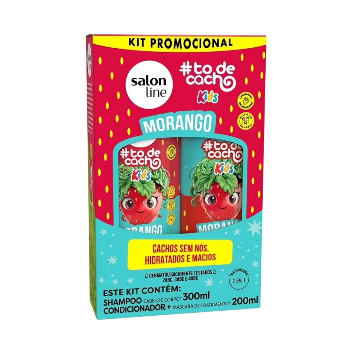 Salon Line #todecacho Morango Kit Shampoo e Condicionador Salon Line #todecacho Morango Kit Shampoo e Condicionador