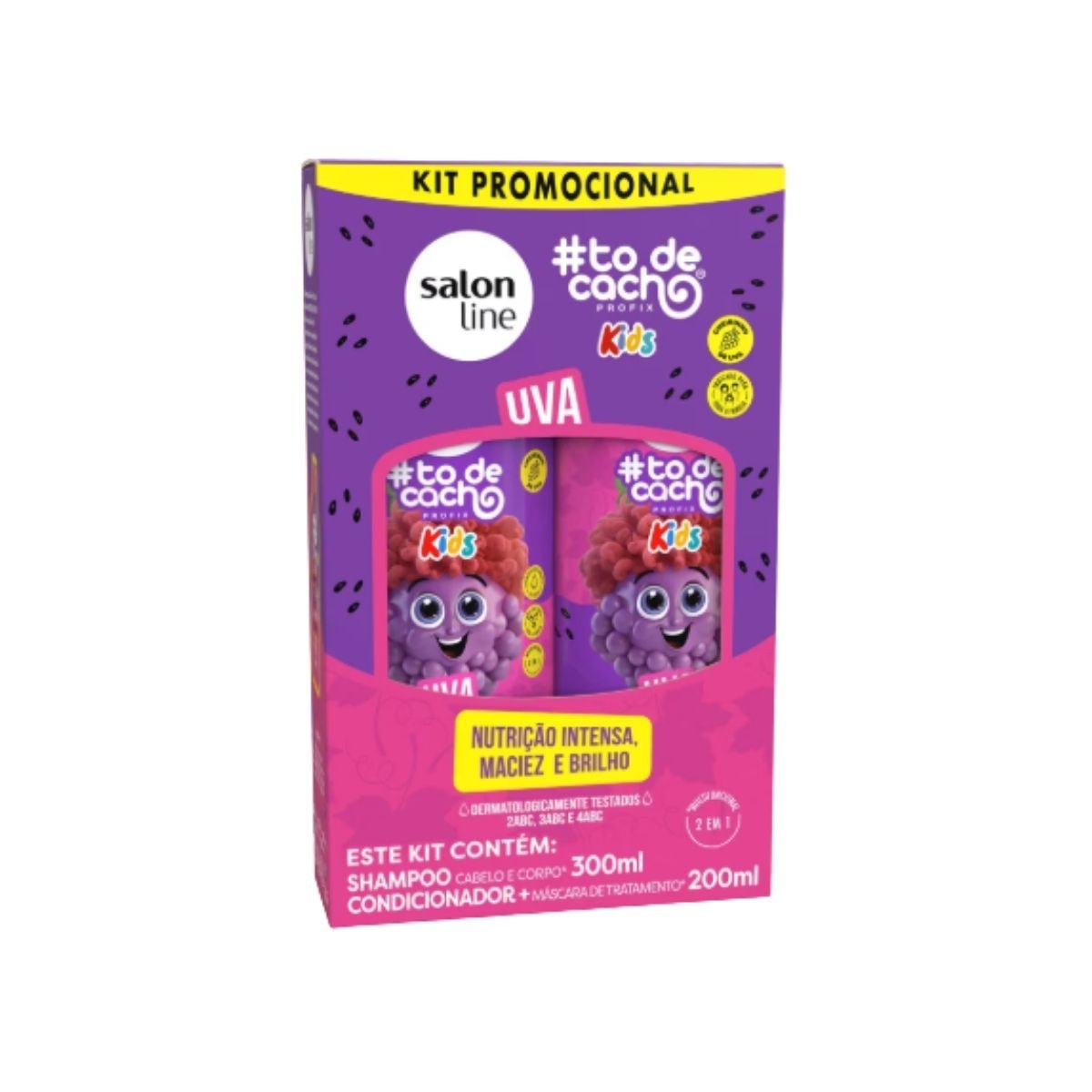 Salon Line #todecacho Uva Kit Shampoo e Condicionador Salon Line #todecacho Uva Kit Shampoo e Condicionador