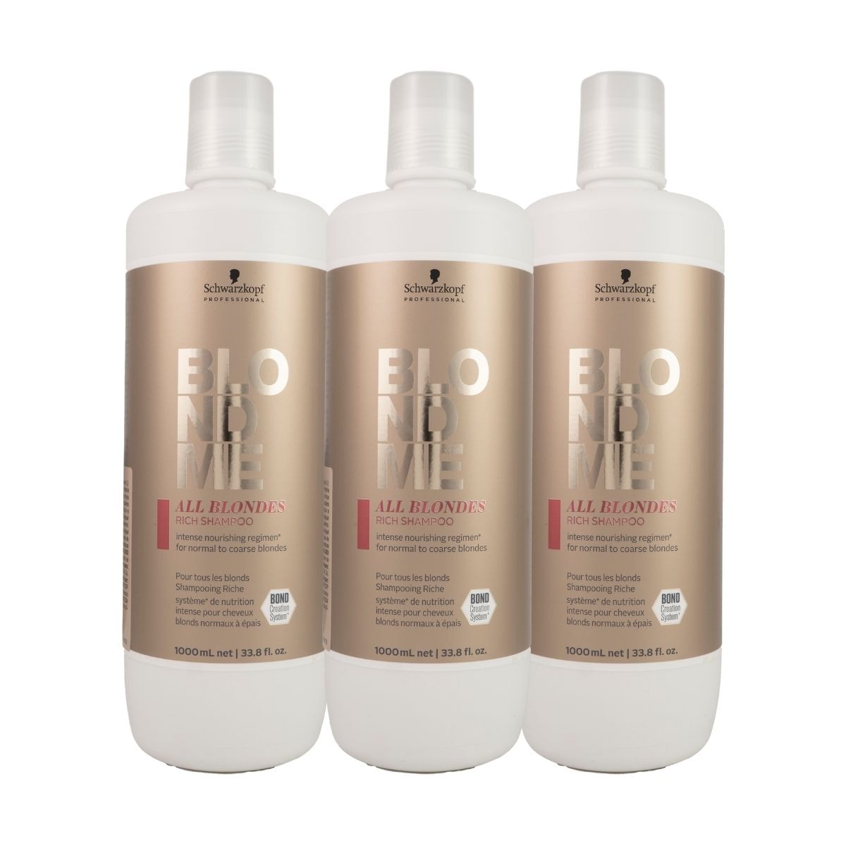 Schwarzkopf BlondMe All Blondes Rich Kit 3 Shampoo 1L Schwarzkopf BlondMe All Blondes Rich Kit 3 Shampoo 1L