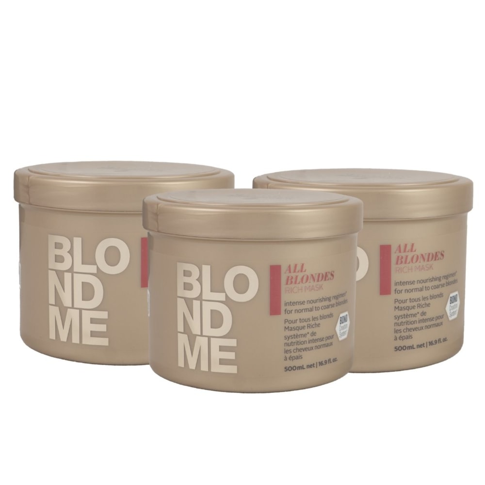 Schwarzkopf BlondMe Kit 3 Máscara 500ml