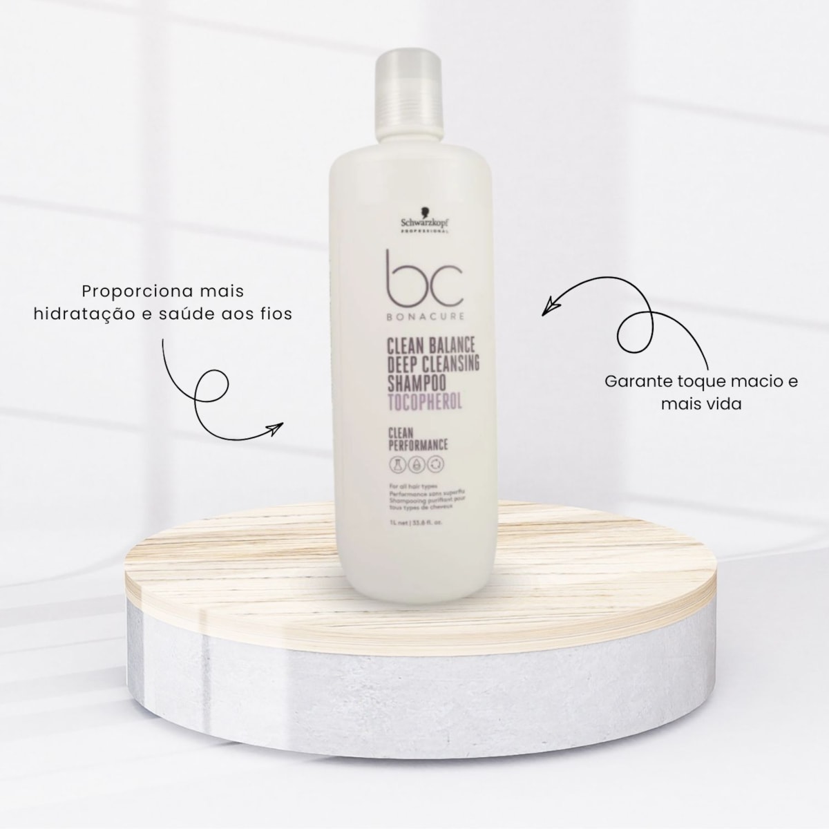 Schwarzkopf Clean Balance Deep Cleansing Shampoo 1L Schwarzkopf Clean Balance Deep Cleansing Shampoo 1L