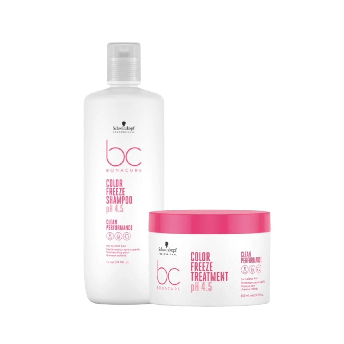 Schwarzkopf Color Freeze pH 4.5 Kit Shampoo 1L e Máscara 500ml