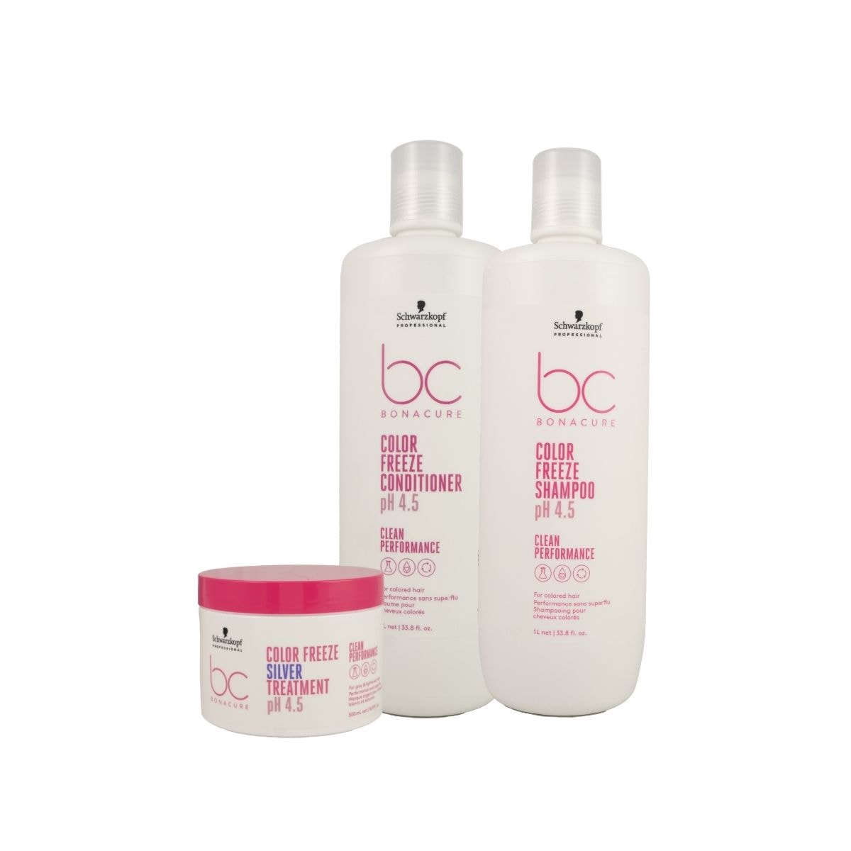 Schwarzkopf Color Freeze Silver pH 4.5 Kit (3 Produtos)