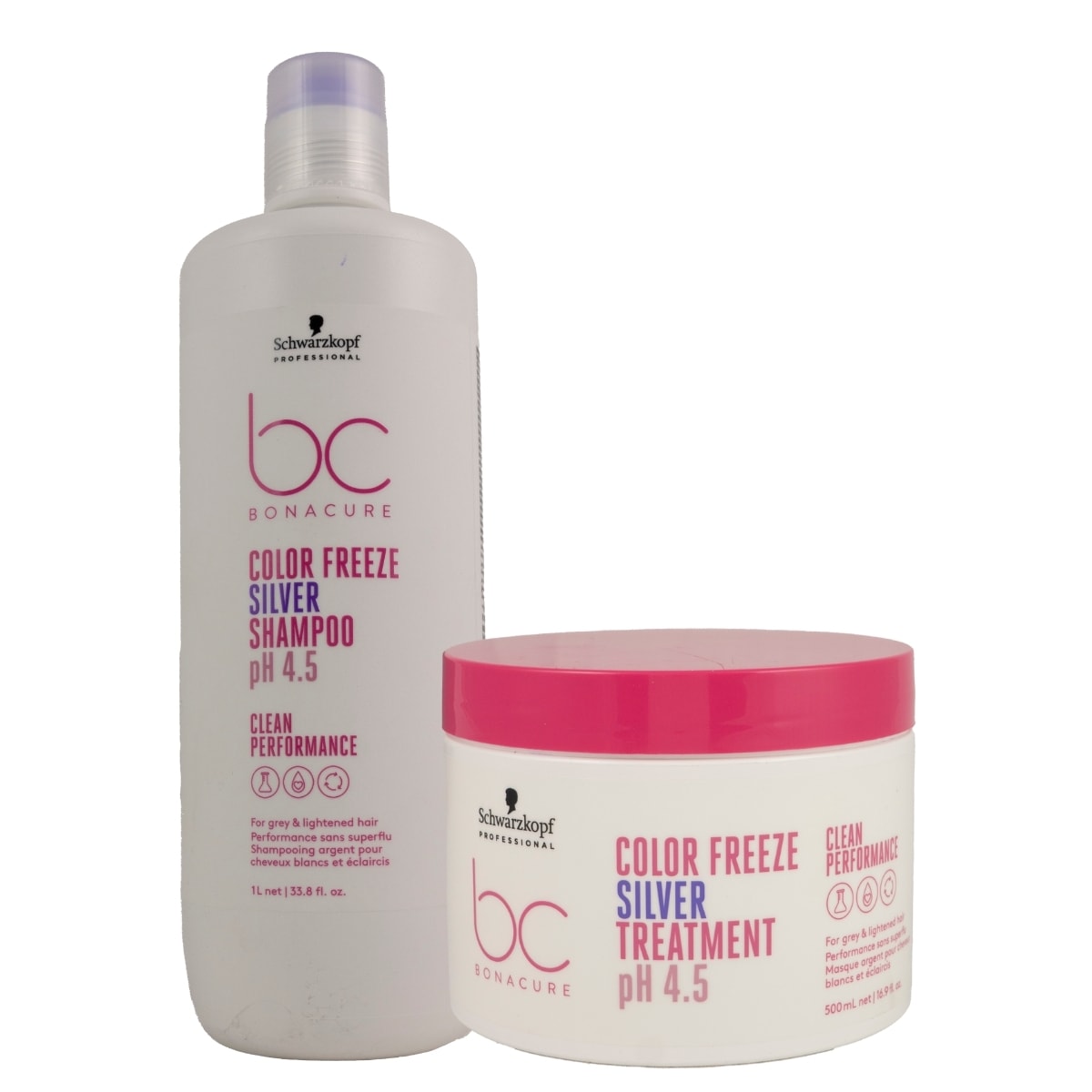 Schwarzkopf Color Silver pH 4.5 Kit Shampoo e Máscara 500ml Schwarzkopf Color Silver pH 4.5 Kit Shampoo e Máscara 500ml