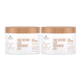 Schwarzkopf Time Restore Clay Q10+ Kit 2 Máscara 500ml