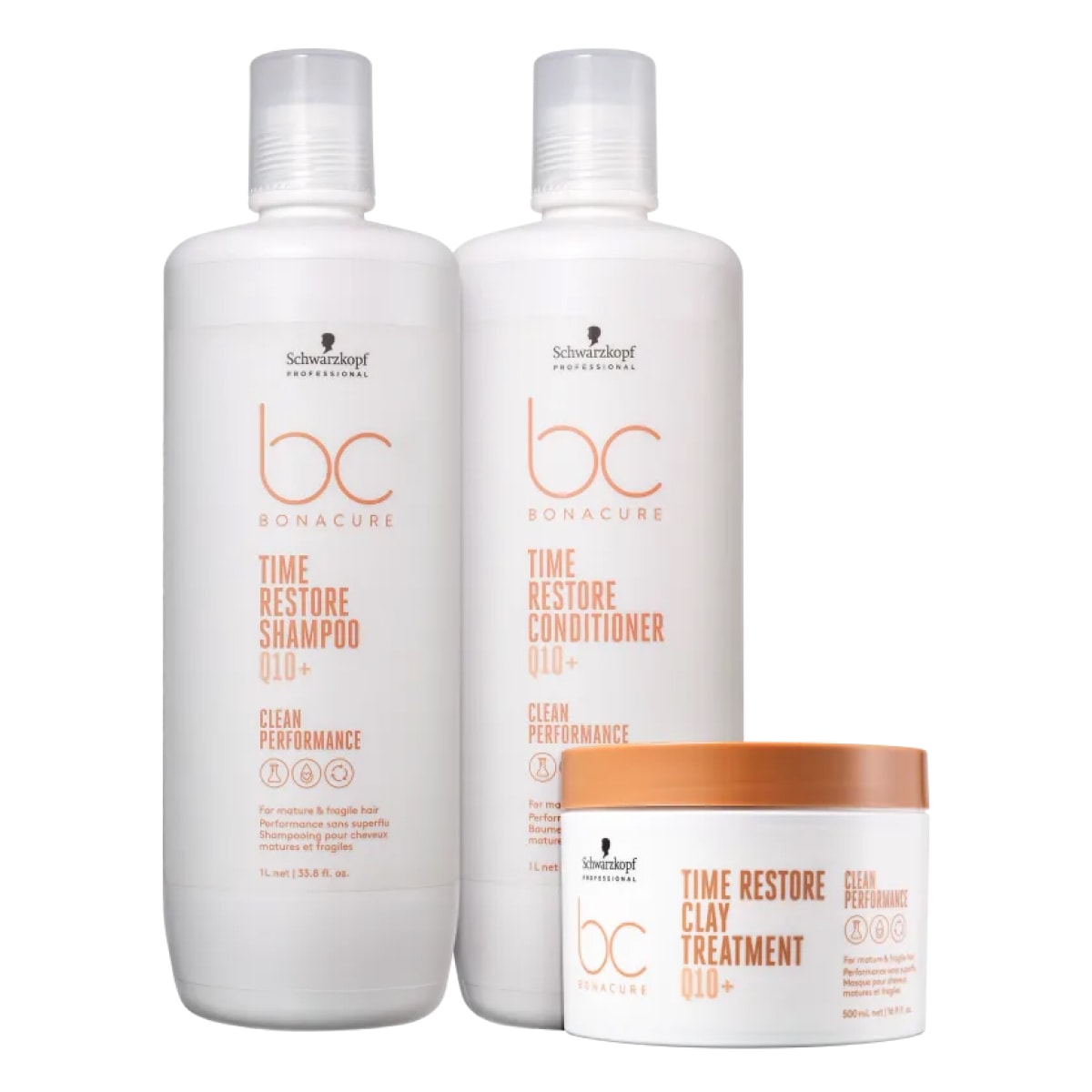 Schwarzkopf Time Restore Q10+ Kit (3 Produtos) Schwarzkopf Time Restore Q10+ Kit (3 Produtos)