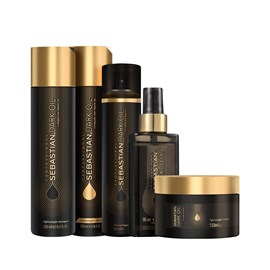 Sebastian Professional Dark Oil Premium (Shampoo + Condicionador + Óleo +Máscara + Perfume)