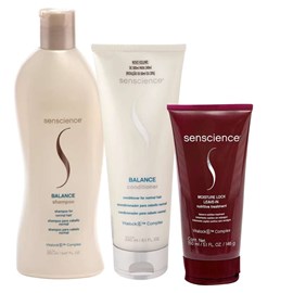 Senscience Balance Shampoo 280ml + Condicionador 240ml + Moisture Lock 150ml