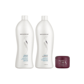 Senscience Balance Shampoo + Condicionador 1L + Inner Restore Intensif 150ml Senscience Balance Shampoo + Condicionador 1L + Inner Restore Intensif 150ml