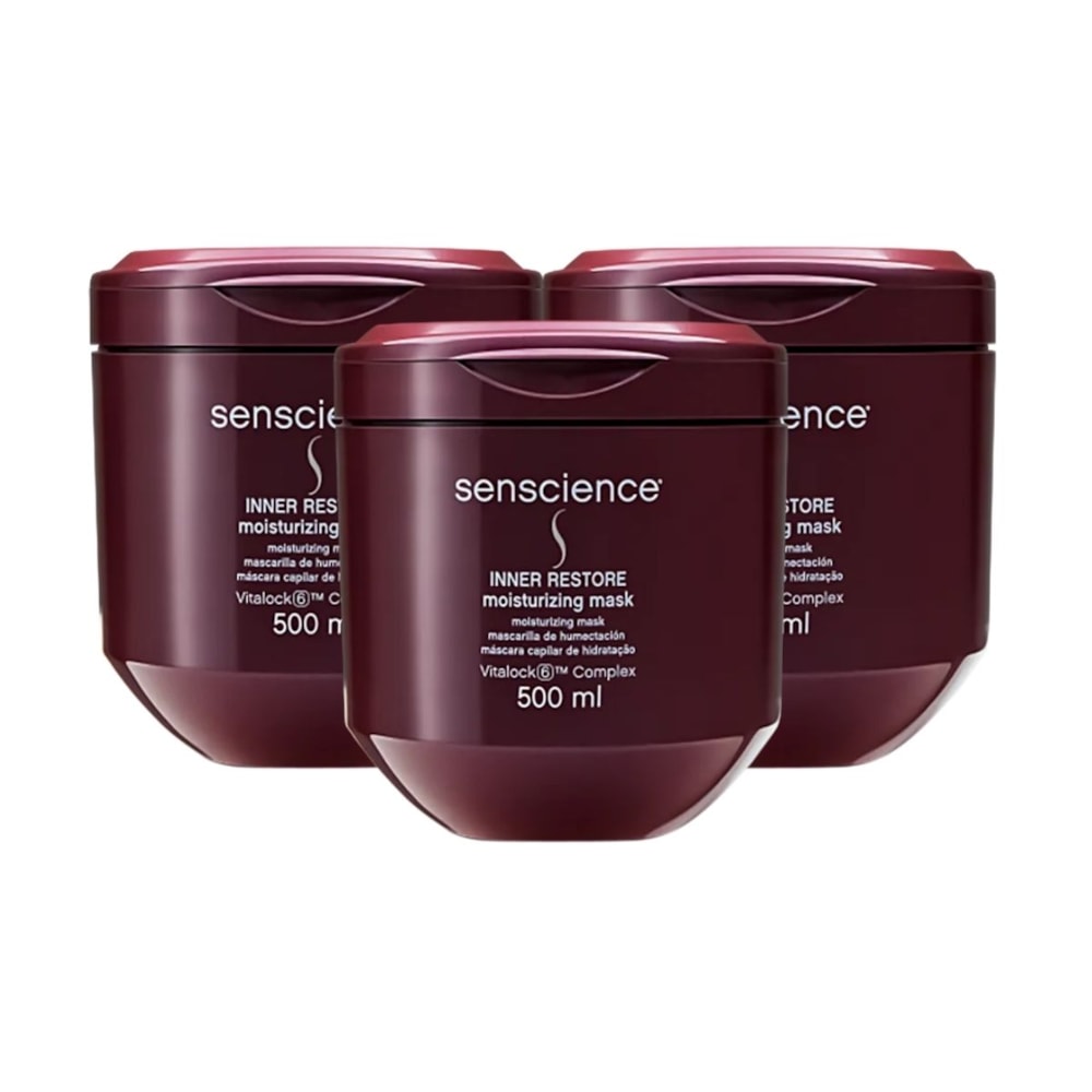 Senscience Inner Restore KIt 3 Máscara De Hidratação 500ml