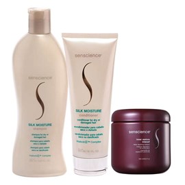 Senscience Silk Moisture Shampoo 280ml + Condicionador 240ml + Inner Intensif 500ml