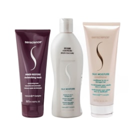 Senscience Silk Moisture Shampoo 280ml + Condicionador 240ml  + Inner Restore 200ml Senscience Silk Moisture Shampoo 280ml + Condicionador 240ml  + Inner Restore 200ml