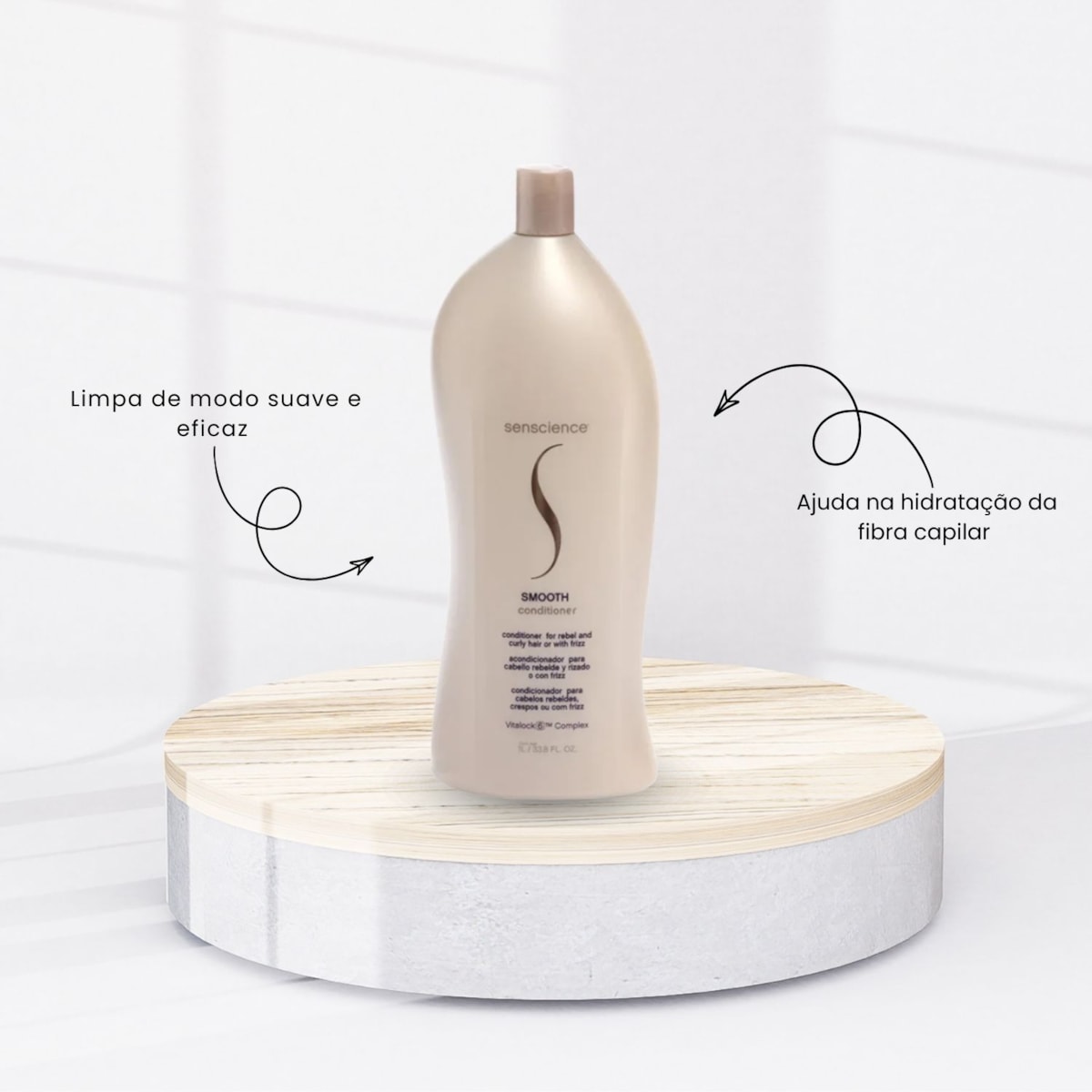 Senscience Smooth Shampoo + Condicionador 1L Senscience Smooth Shampoo + Condicionador 1L