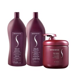 Senscience True Hue Shampoo + Condicionador 1L + Máscara Inner Hidratação 500ml