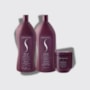 Senscience True Hue Shampoo + Condicionador 1L + Máscara Inner Hidratação 500ml
