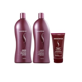 Senscience True Hue Shampoo + Condicionador 1L + Máscara Inner Restore Intensif 150ml