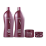 Senscience True Hue Shampoo + Condicionador 1L + Máscara Moisture Lock 150ml + Color Protecting Cápsulas 26,9ml Senscience True Hue Shampoo + Condicionador 1L + Máscara Moisture Lock 150ml + Color Protecting Cápsulas 26,9ml