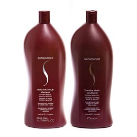 Senscience True Hue Violet Shampoo + Condicionador 1L