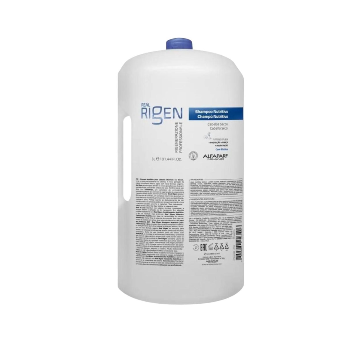 Shampoo Alfaparf Milano Real Rigen Nutritivo Shampoo Hidratante 3 Litros Shampoo Alfaparf Milano Real Rigen Nutritivo Shampoo Hidratante 3 Litros