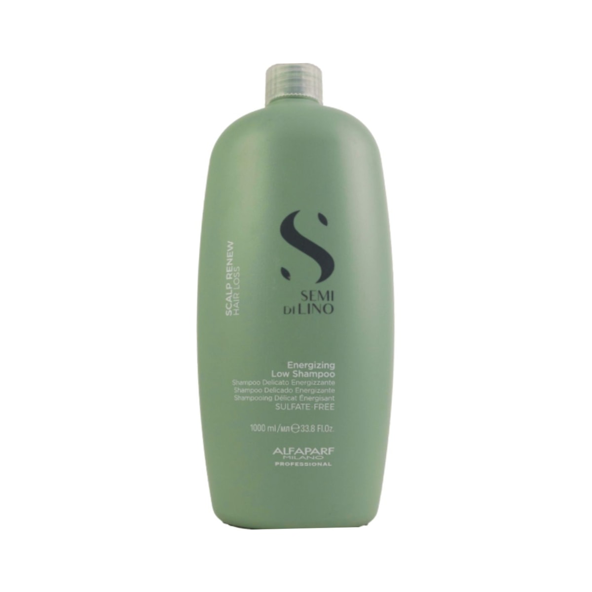 Shampoo Alfaparf Semi Di Lino Scalp Renew Energizing Low Shampoo para Cabelo Oleoso 1 Litro