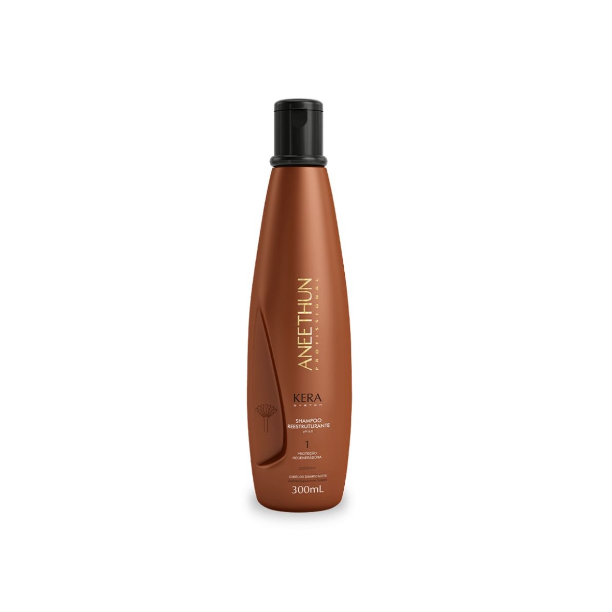 Shampoo Aneethun Kera Reestruturante 300 ml