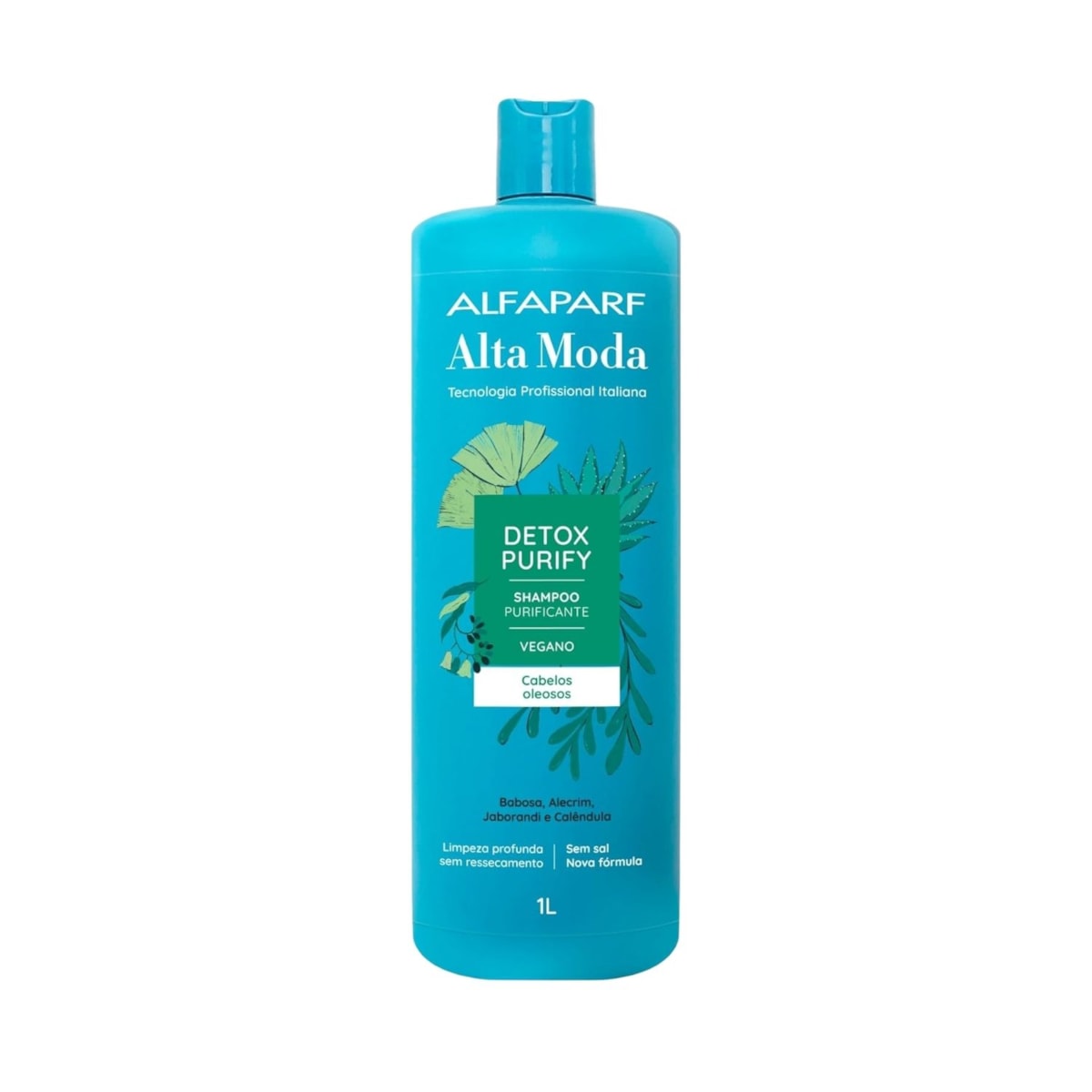Shampoo Antirresíduo Alfaparf Alta Moda Detox Purify Equilíbrio Purificação 1 Litro Shampoo Antirresíduo Alfaparf Alta Moda Detox Purify Equilíbrio Purificação 1 Litro