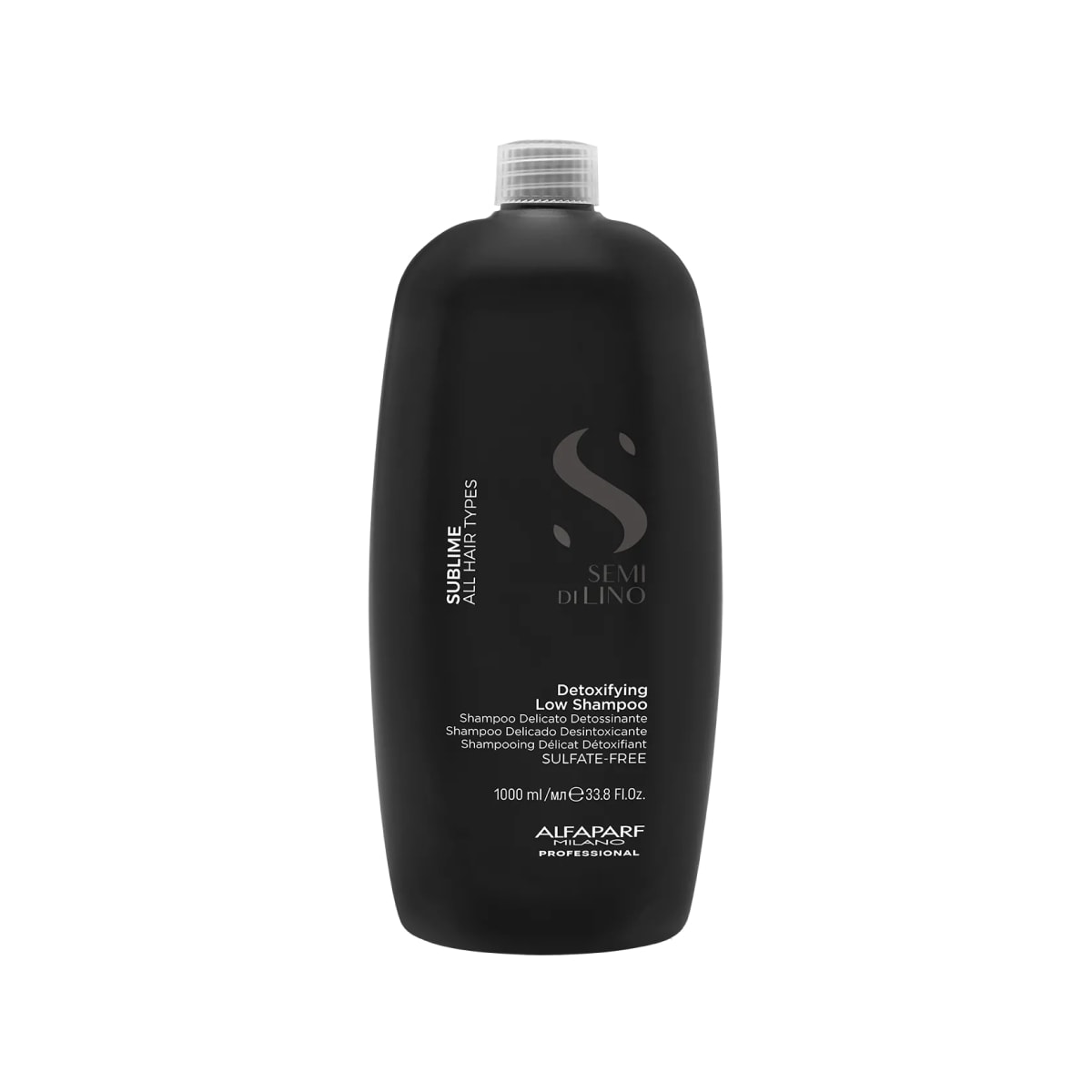 Shampoo Antirresíduo Alfaparf Semi di Lino Sublime Detoxifying Low 1 Litro Shampoo Antirresíduo Alfaparf Semi di Lino Sublime Detoxifying Low 1 Litro