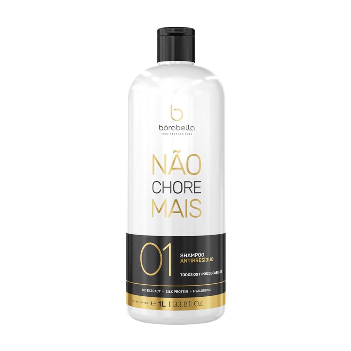 Shampoo Antirresíduo Bórabella Nao Chore Mais Passo 1 (1 Litro)